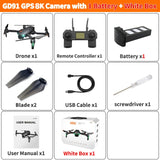 4K GPS Drone Camera 2-Axis Anti-Shake Servo Gimbal Quadcopter Profesional Dron Quadrocopter VS SG906 PRO FIMI Zino dropshipping
