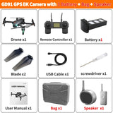 4K GPS Drone Camera 2-Axis Anti-Shake Servo Gimbal Quadcopter Profesional Dron Quadrocopter VS SG906 PRO FIMI Zino dropshipping