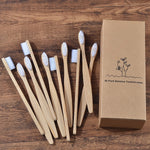 Neue design mischfarbe bambus zahnbürste Eco Friendly hölzernen Zahn Pinsel Weichen borsten Spitze Holzkohle erwachsene mundpflege zahnbürste