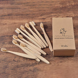 Neue design mischfarbe bambus zahnbürste Eco Friendly hölzernen Zahn Pinsel Weichen borsten Spitze Holzkohle erwachsene mundpflege zahnbürste