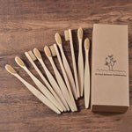 Neue design mischfarbe bambus zahnbürste Eco Friendly hölzernen Zahn Pinsel Weichen borsten Spitze Holzkohle erwachsene mundpflege zahnbürste