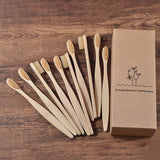 Neue design mischfarbe bambus zahnbürste Eco Friendly hölzernen Zahn Pinsel Weichen borsten Spitze Holzkohle erwachsene mundpflege zahnbürste