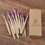 Neue design mischfarbe bambus zahnbürste Eco Friendly hölzernen Zahn Pinsel Weichen borsten Spitze Holzkohle erwachsene mundpflege zahnbürste