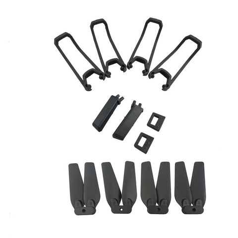 Propellers Blades Guards Landing Skids Set for E58 RC Quadcopter Drone Parts Propellers Blades
