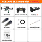 4K GPS Drone Camera 2-Axis Anti-Shake Servo Gimbal Quadcopter Profesional Dron Quadrocopter VS SG906 PRO FIMI Zino dropshipping