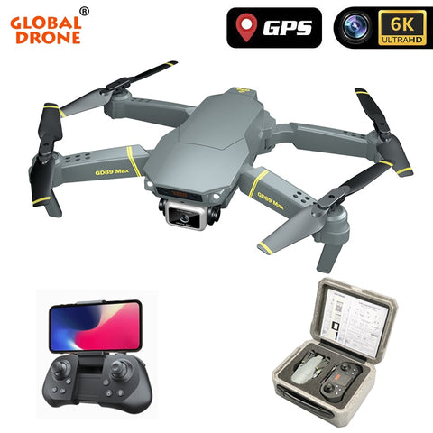 Global Drone GPS Drone RC Helicopter Quadrocopter WiFi FPV 4K HD Camera Foldable Quadcopter Gps Dron Toy for boy VS SG906 F3 E58